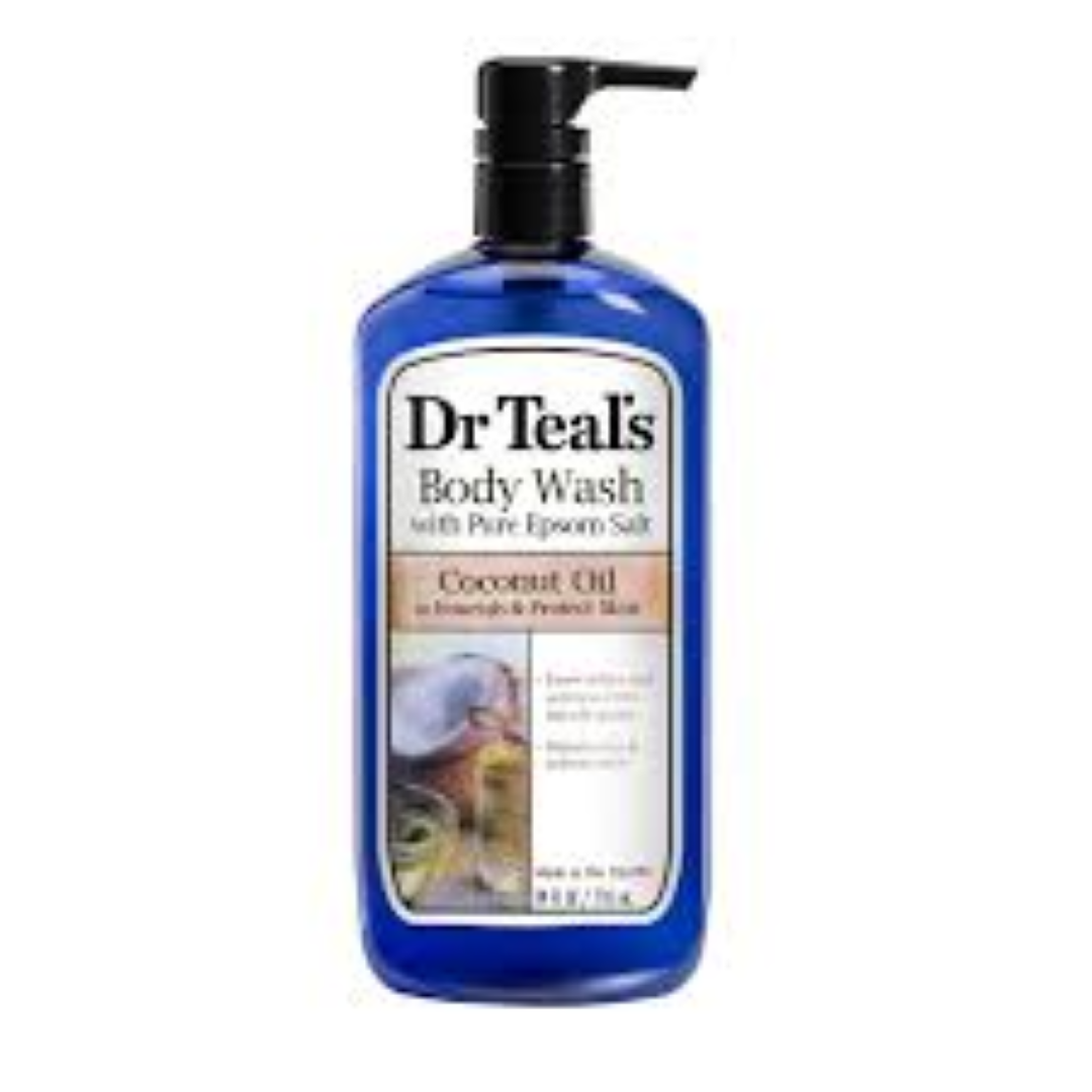 DR TEALS BODY WASH COCONUT OIL 710ML